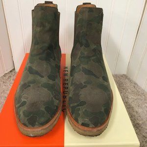 New Republic by Mark McNairy Houston Camo Boot Size US 9.5, N3B-07-101